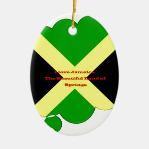 Ich Liebe Jamaika. Das wunderschöne Land der Quell Keramik Ornament