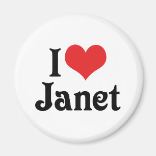 Ich liebe Janet Magnet