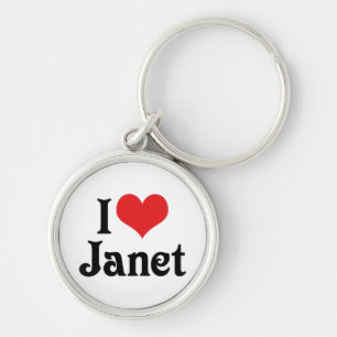 Ich liebe Janet Schlüsselanhänger