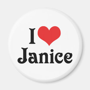 Ich liebe Janice Magnet