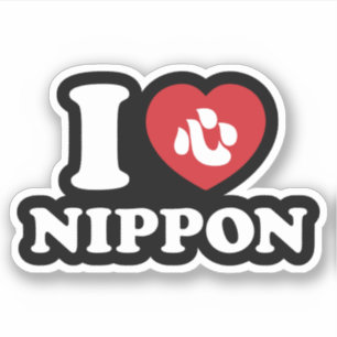 ICH LIEBE JAPAN AUFKLEBER