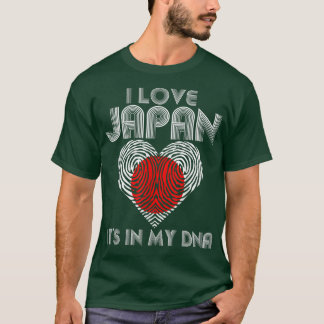 Ich Liebe Japan es ist in meiner DNA für Japaner T-Shirt