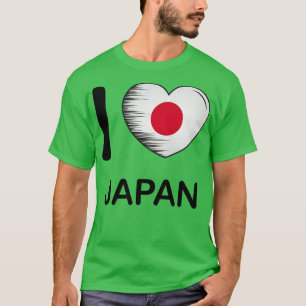 Ich Liebe Japan Zuhause Mein Land 6 T-Shirt