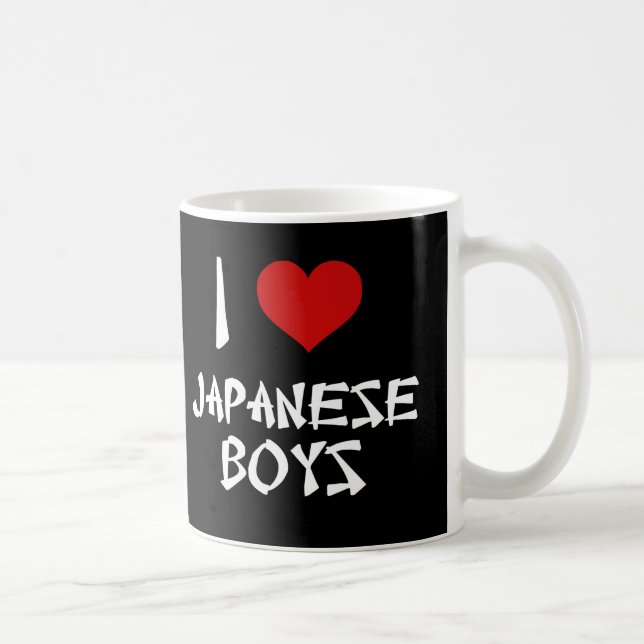 Ich Liebe japanische Jungs Tasse (Rechts)