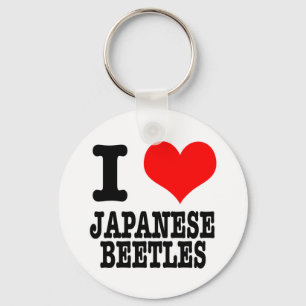 ICH LIEBE JAPANISCHE KÄFER SCHLÜSSELANHÄNGER
