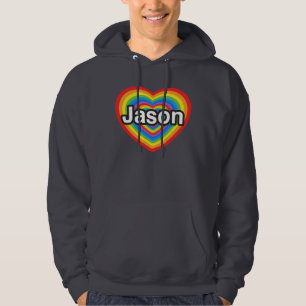 Ich Liebe Jason. Ich Liebe dir Jason. Herz Hoodie