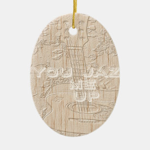 Ich liebe Jazz Hakuna Matata Keramikschmuck Keramikornament