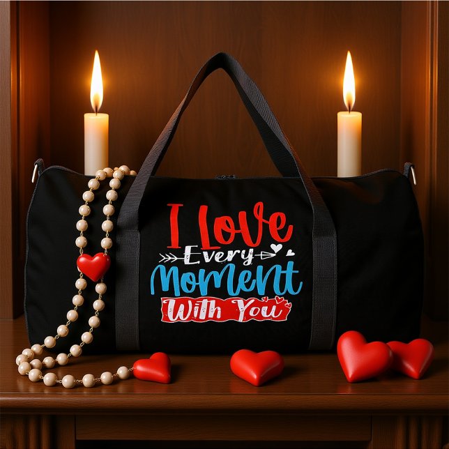 Ich liebe jeden Moment mit dir Duffle Bag (Von Creator hochgeladen)
