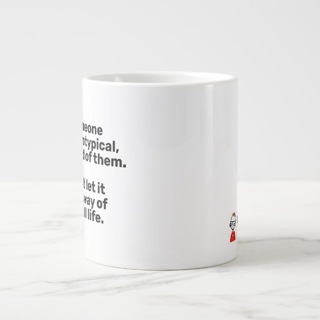 Ich Liebe jemand, der neurotypische Tasse ist (Vorderseite)