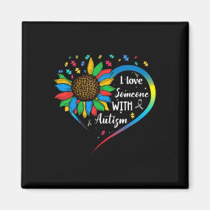 Ich Liebe jemand mit Autismus Autismus Autistische Magnet