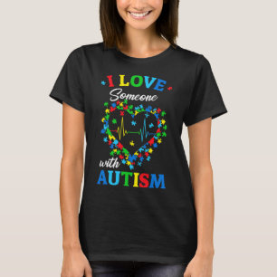 Ich Liebe jemand mit Autismus Bewusstsein Männer F T-Shirt