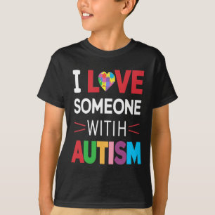 Ich Liebe jemand mit Autismus Bewusstsein Männer F T-Shirt