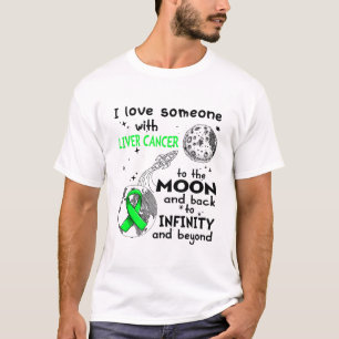 Ich Liebe Jemand mit Leberkrebs-Bewusstsein T-Shirt