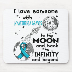 Ich Liebe Jemand mit Myasthenia Gravis Bewusstsein Mousepad