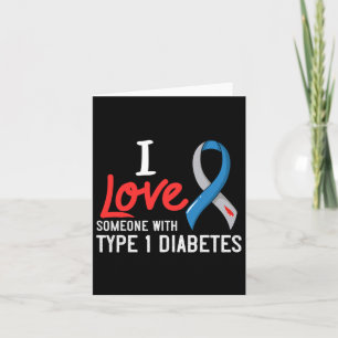 Ich Liebe jemandem mit Diabetes Typ 1 Diabetesgesc Karte