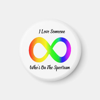 Ich liebe jemanden mit Autismus-Spektrum ASD Magne Magnet