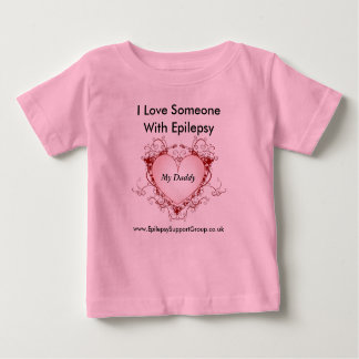 Ich Liebe jemanden mit Epilepsie - mein Papa Baby T-shirt