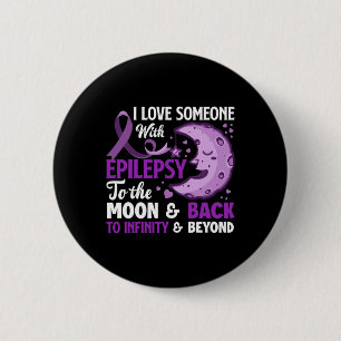 Ich Liebe jemanden mit Epilepsie Unterstützung Epi Button