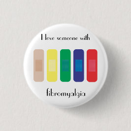 Ich Liebe jemanden mit Fibromyalgie Button