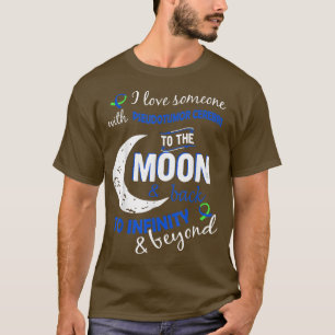 Ich Liebe jemanden mit Pseudotumor Cerebri Grün Bl T-Shirt