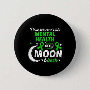 Ich Liebe jemanden mit psychischer Gesundheit psyc Button