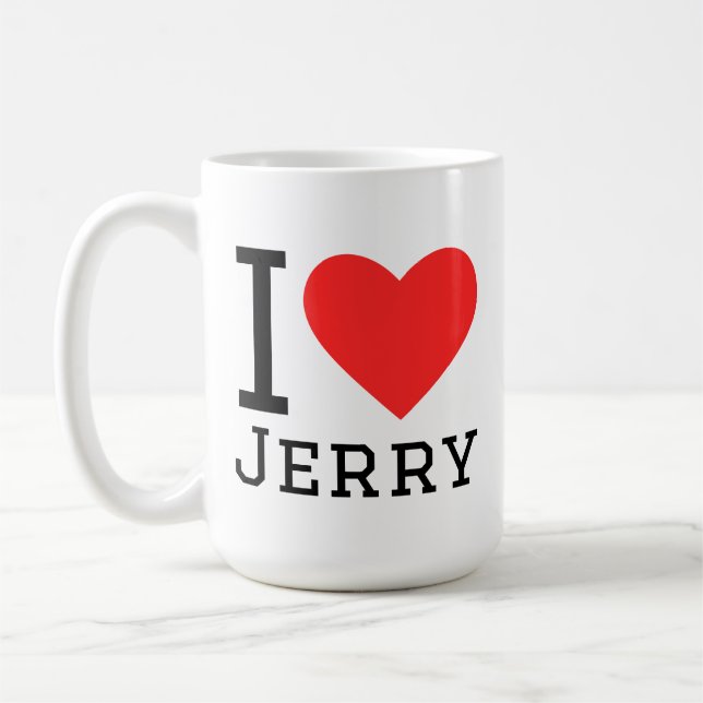 Ich liebe Jerry Kaffeetasse (Links)