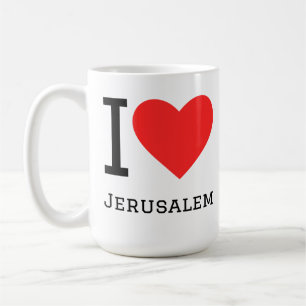 Ich liebe Jerusalem  Kaffeetasse