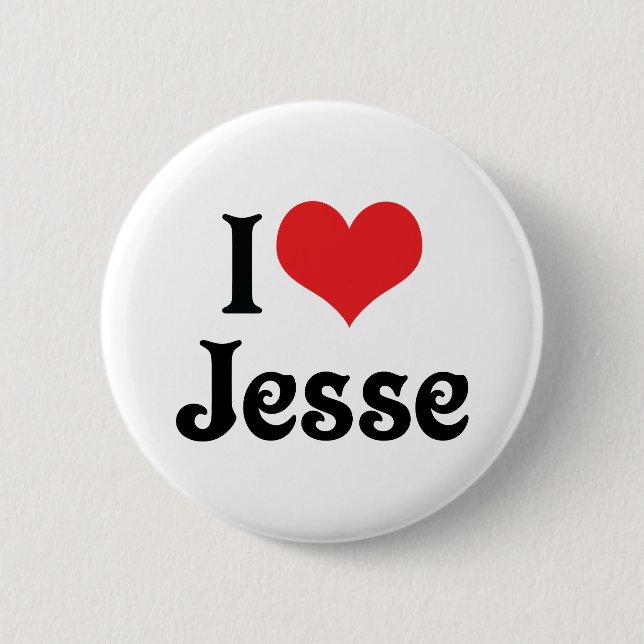 Ich liebe Jesse Button (Vorderseite)