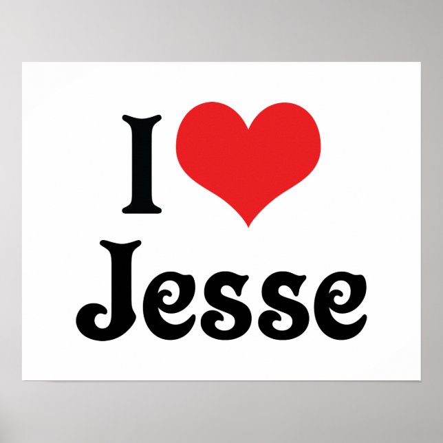Ich liebe Jesse Poster (Vorne)