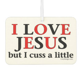 Ich Liebe Jesus [aber ich diskutiere ein wenig] Autolufterfrischer