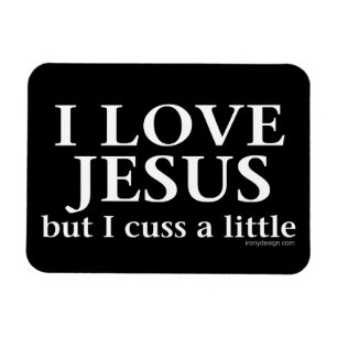 Ich Liebe Jesus [aber ich spreche ein wenig] Magnet