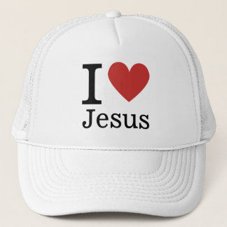 Ich ❤️ liebe Jesus ANPASSBAR Truckerkappe
