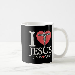 Ich liebe Jesus Christlich Jesus liebt dich Bibelv Kaffeetasse