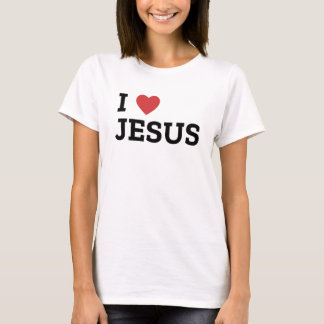 Ich liebe Jesus, Christlicher-Glaube-T-Shirt T-Shirt