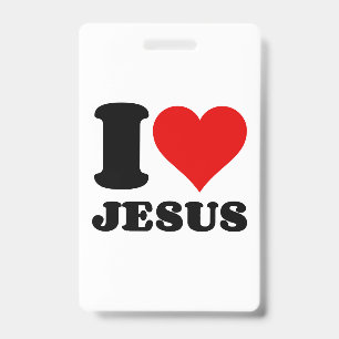 ich liebe Jesus christliches Zitat Ausweis
