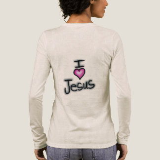 Ich liebe Jesus Christliches Zitat Tri-Blend Shirt