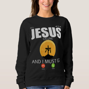 Ich liebe Jesus Christus ruft bete Gott Best Chris Sweatshirt