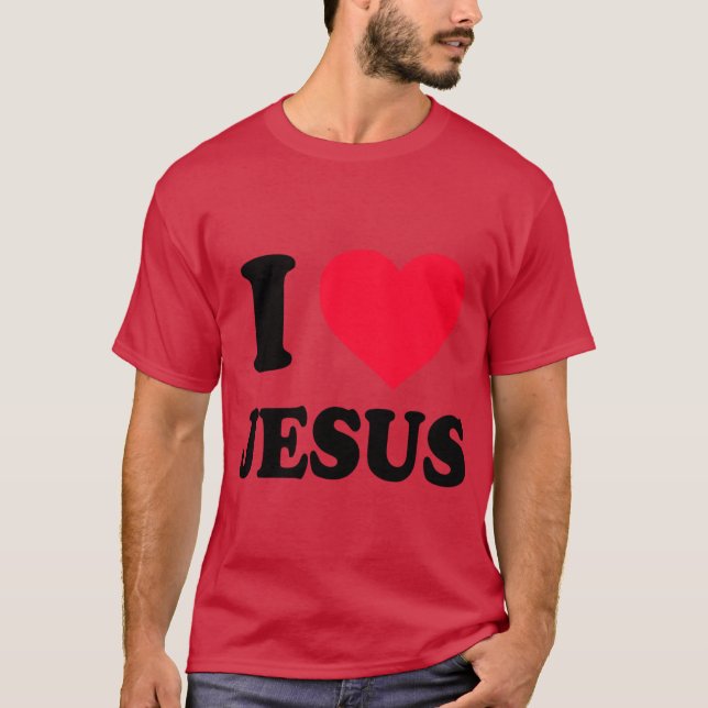 Ich liebe Jesus Freunde Mädchen T-Shirt (Vorderseite)
