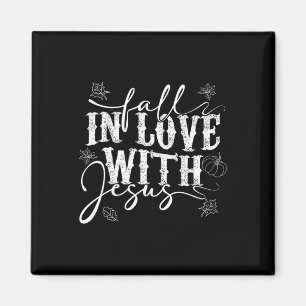 Ich Liebe Jesus Herbstlaub und Pumpkin Herbst Dank Magnet