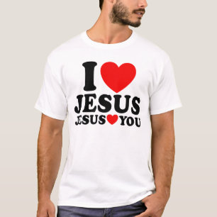 Ich Liebe Jesus Jesus Liebe du Christlichen Glaube T-Shirt