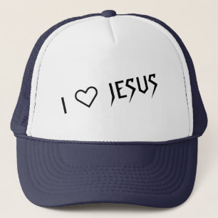 "ICH LIEBE JESUS"-LASTWAGENFAHRERMÜTZE VON 303TATT TRUCKERKAPPE