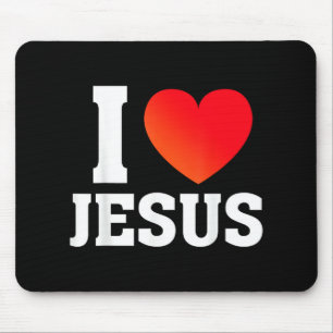 Ich liebe Jesus Mousepad