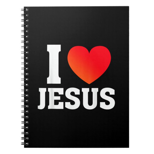 Ich liebe Jesus Notizblock (Vorderseite)