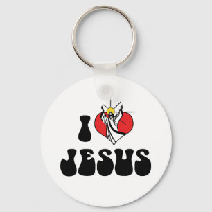 Ich liebe Jesus Schlüsselanhänger