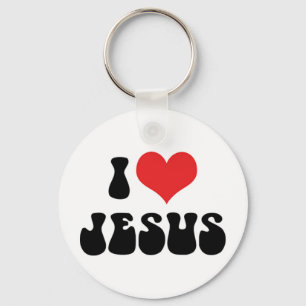 Ich liebe Jesus Schlüsselanhänger