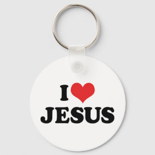Ich liebe Jesus Schlüsselanhänger