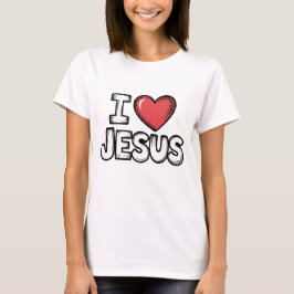 Ich liebe Jesus T-Shirt