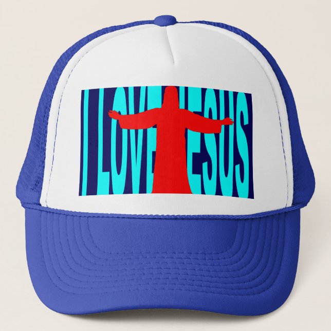 ICH LIEBE JESUS TRUCKERKAPPE (Vorderseite)