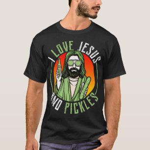 Ich liebe Jesus und eingelegte Gurken Shirt Gurke 
