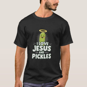 Ich liebe Jesus und Gurken T-Shirt